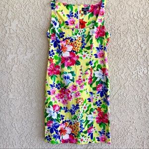 Floral on yellow dress